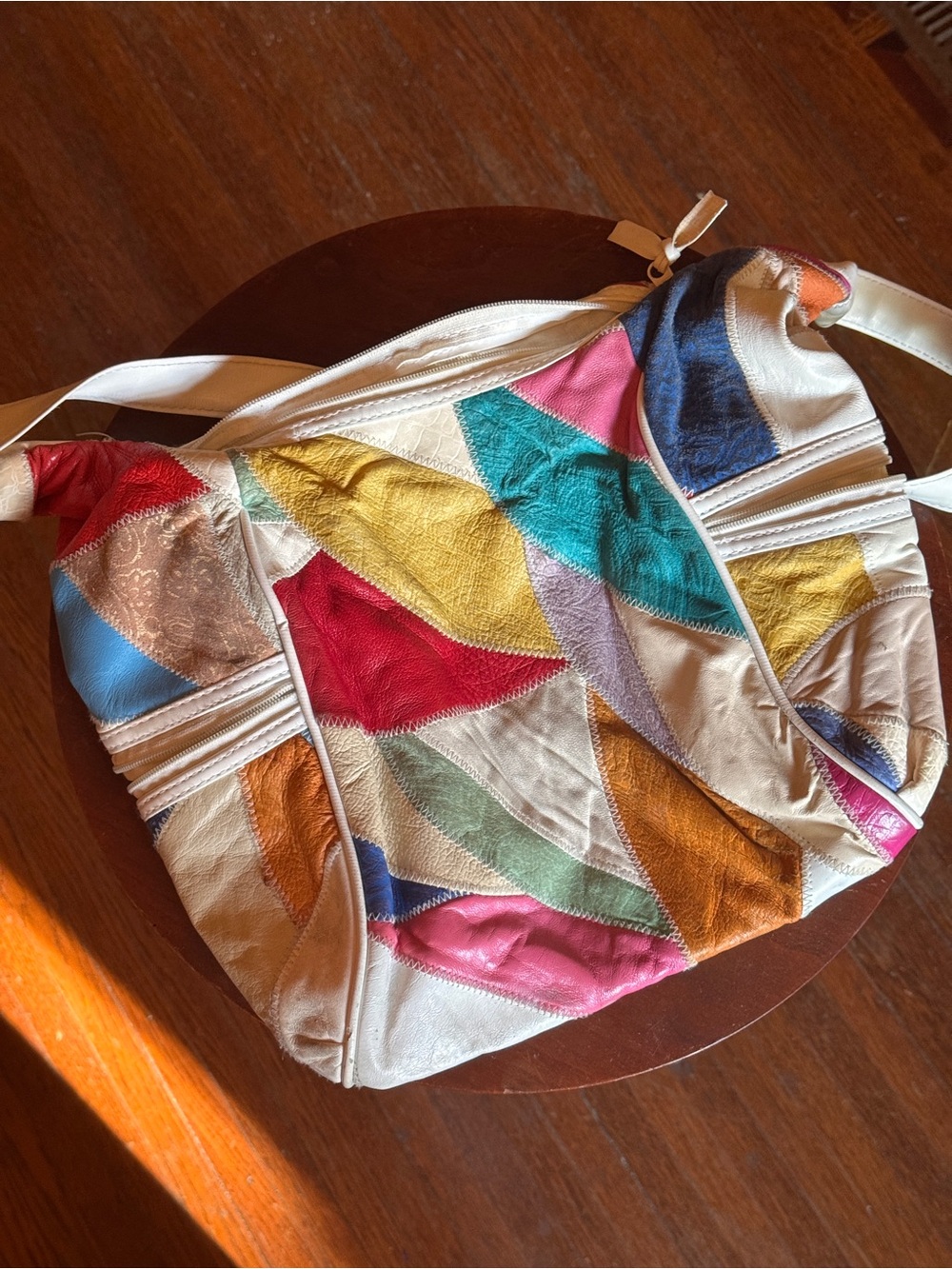 Vintage Colorful Patchwork Purse